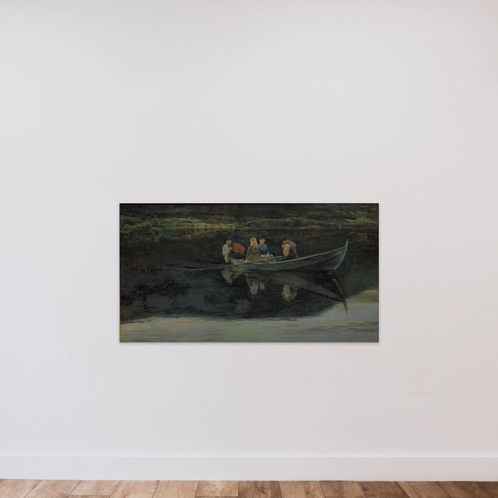 Skt. Hansaften i Norge unframed — shown to scale