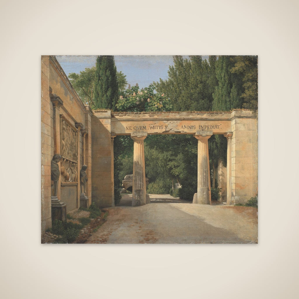Parti i Villa Borgheses have unframed print