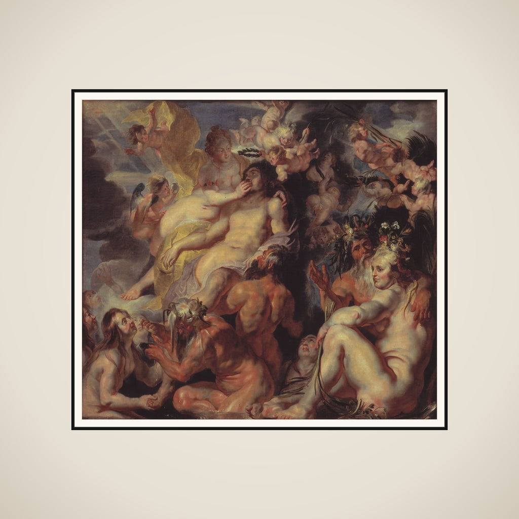 Æneas' apoteose framed