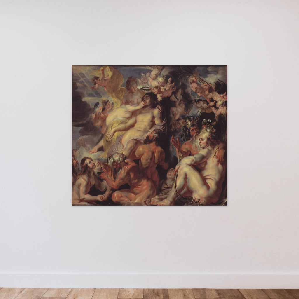 Æneas' apoteose unframed — shown to scale