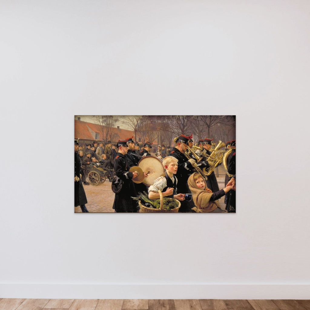 Vagtparade unframed — shown to scale