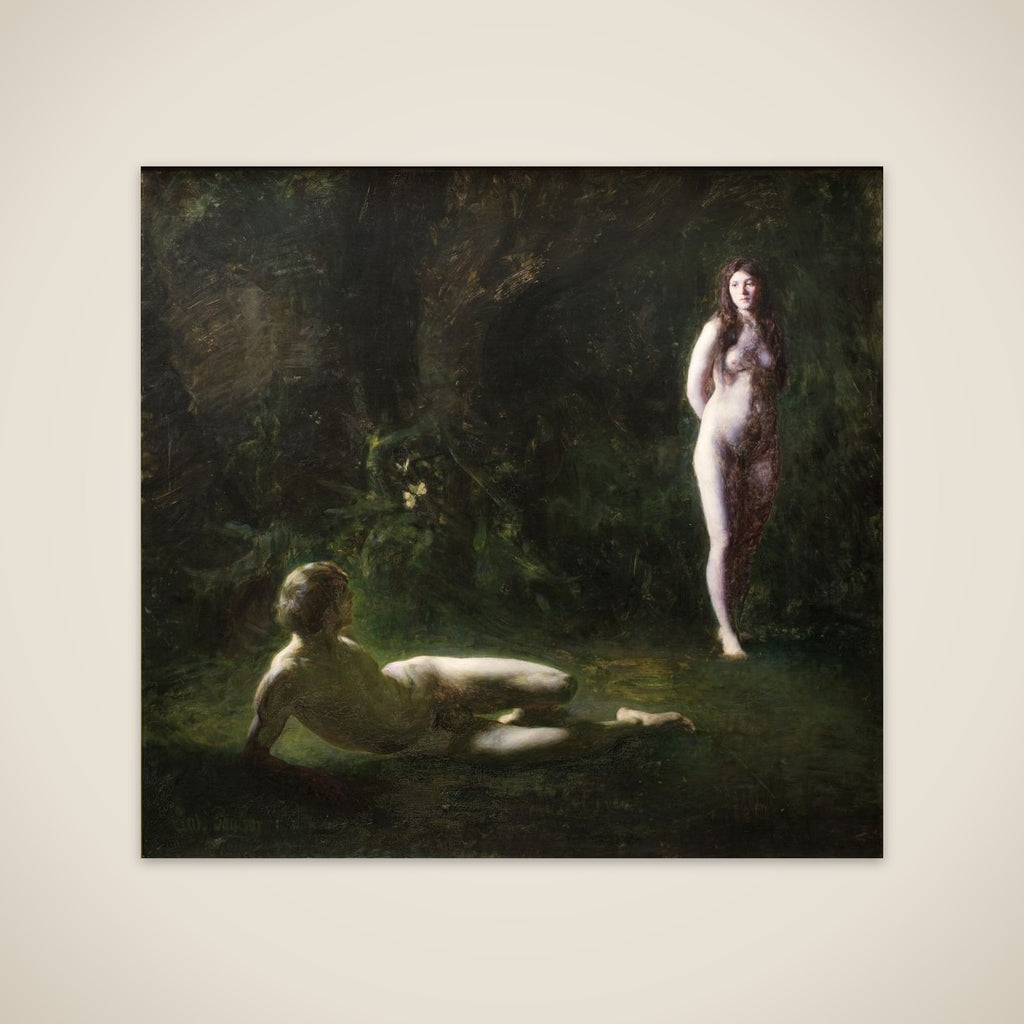 Adam og Eva unframed print