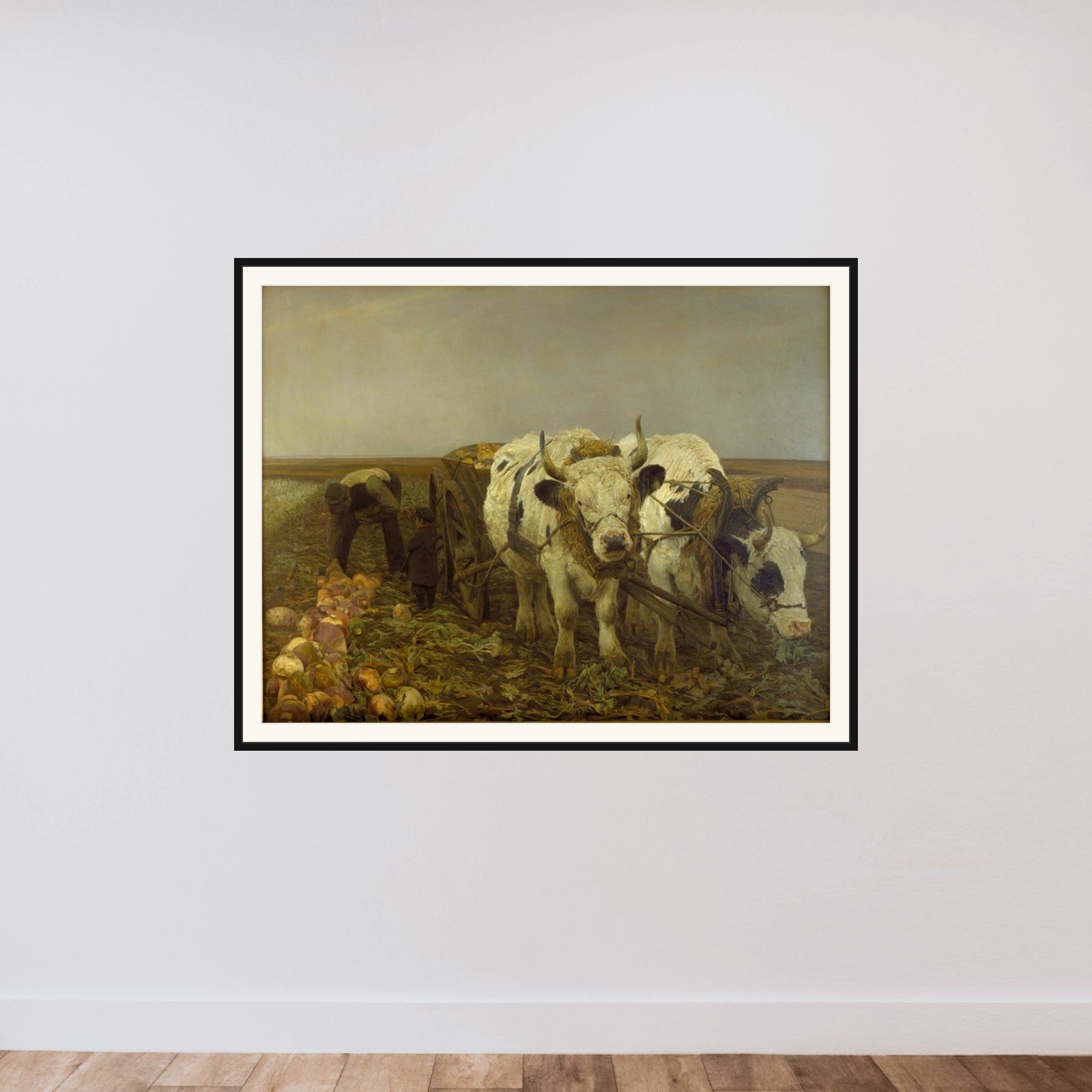 Roeoptagning framed — shown to scale