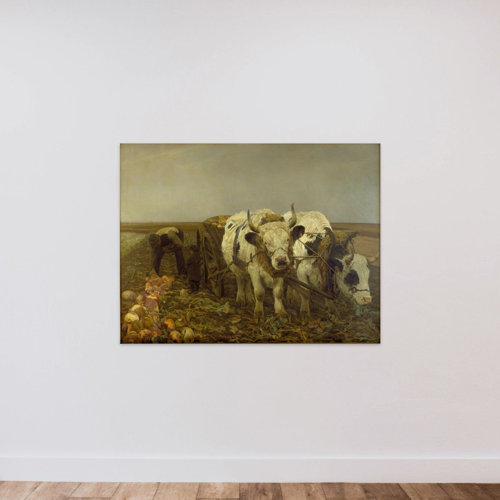 Roeoptagning unframed — shown to scale