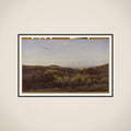 Lyngbakker ved Rye framed