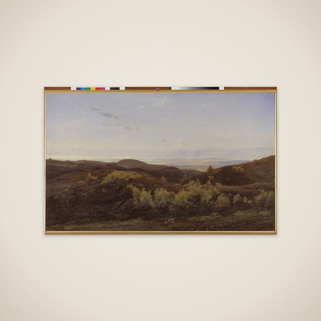 Lyngbakker ved Rye unframed print
