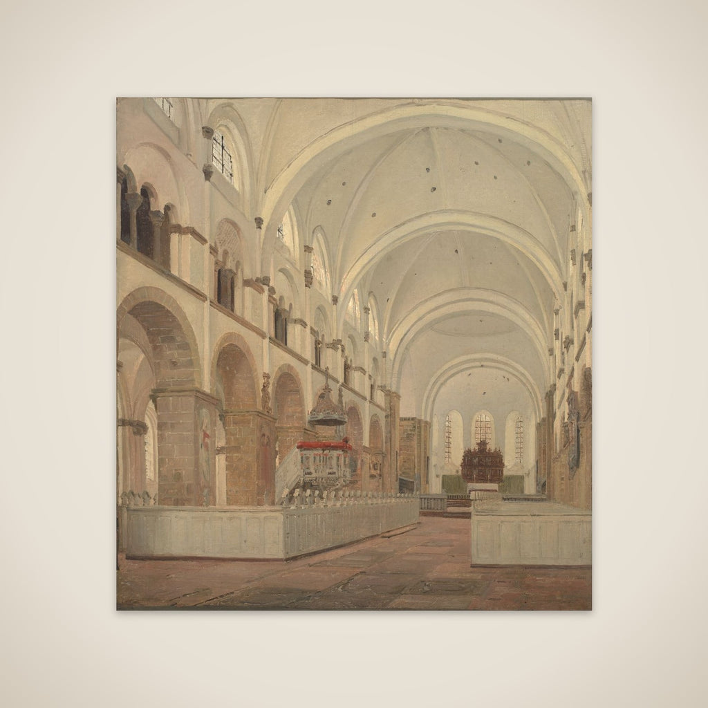 Ribe Domkirkes indre unframed print