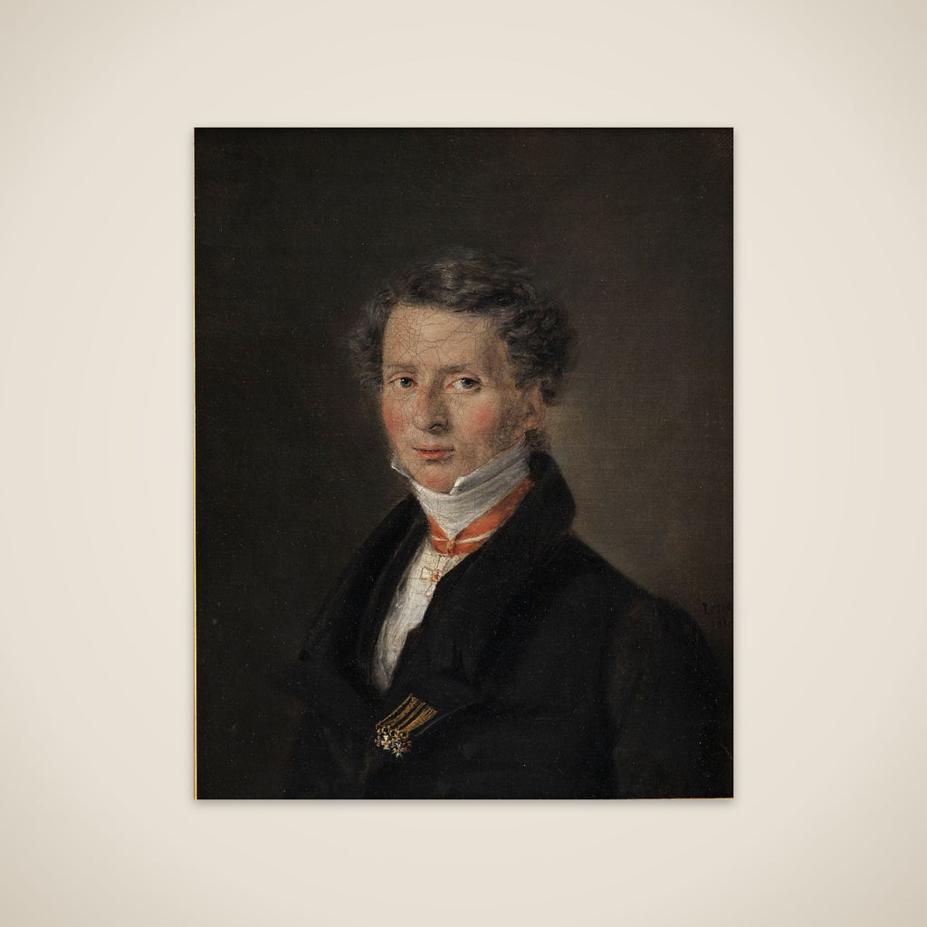 Mathias Friis von Irgens-Bergh, chargé d'affaires i Dresden unframed print