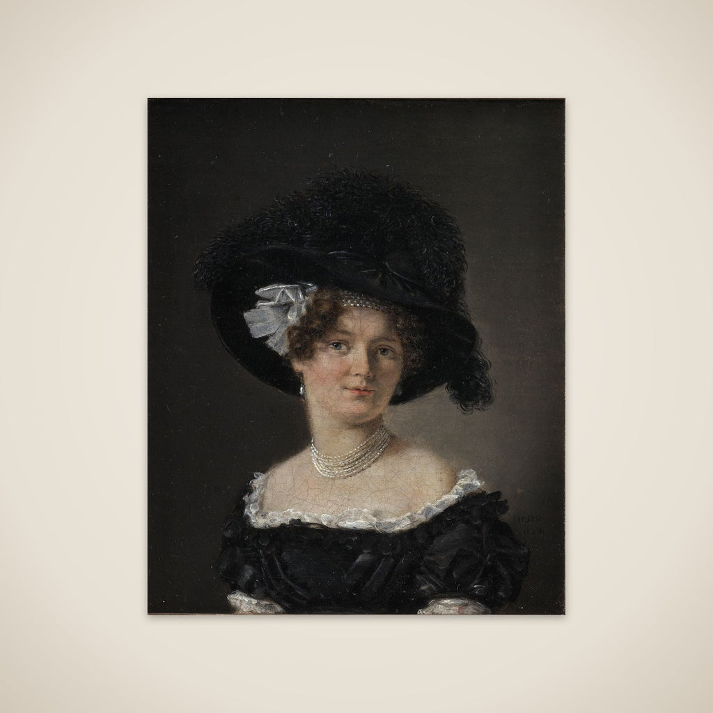 Mathilde Theresia von Irgens-Bergh, f. Holsten, hustru til Mathias Friis von Irgens-Bergh unframed print