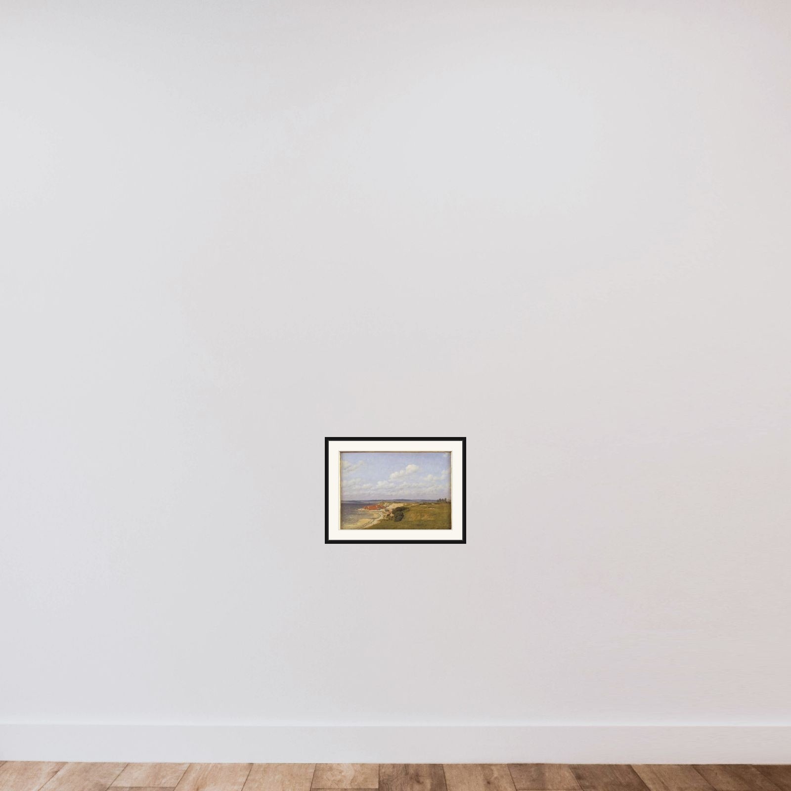 Teglværket Renbjærg ved Flensborg Fjord framed — shown to scale