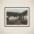 Uden for et husmandssted framed