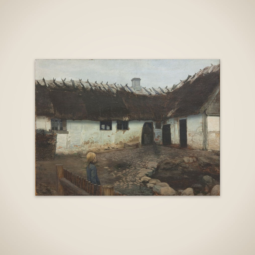 Uden for et husmandssted unframed print