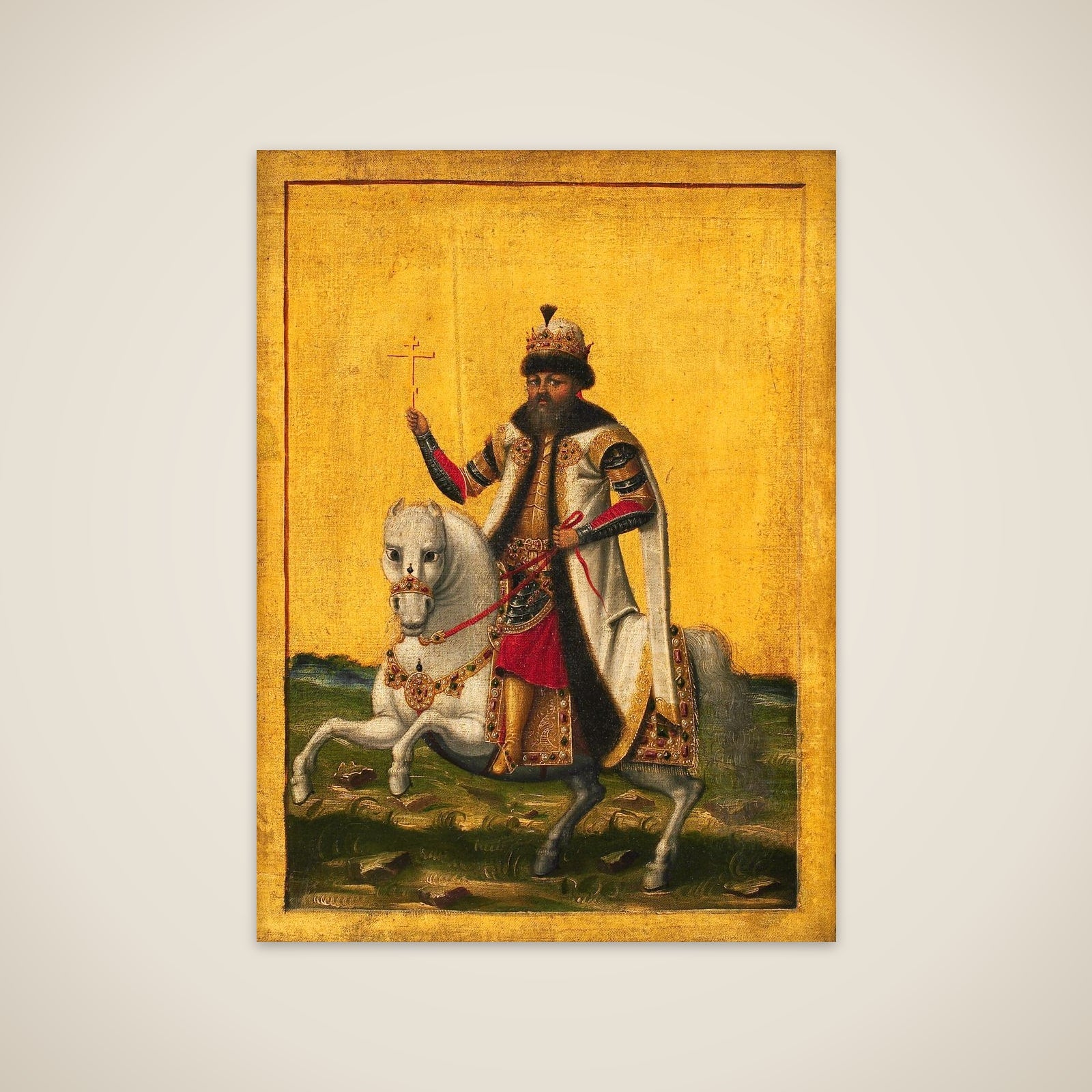 Rytterfigur unframed print