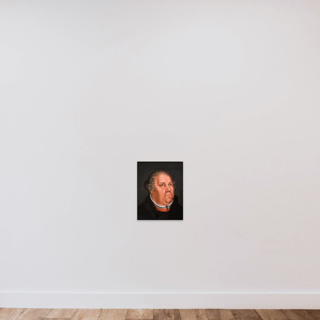 Portræt af Martin Luther (1483-1546) unframed — shown to scale