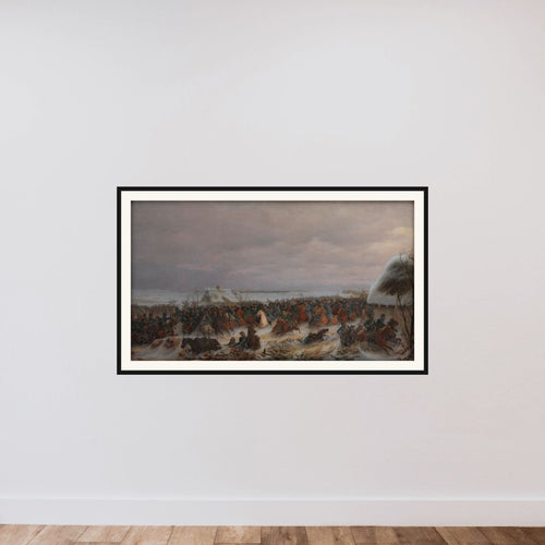 Affæren ved Vorbasse den 29. februar 1864 framed — shown to scale