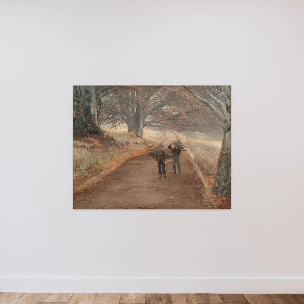 Gangsti ved Herlufsholm unframed — shown to scale
