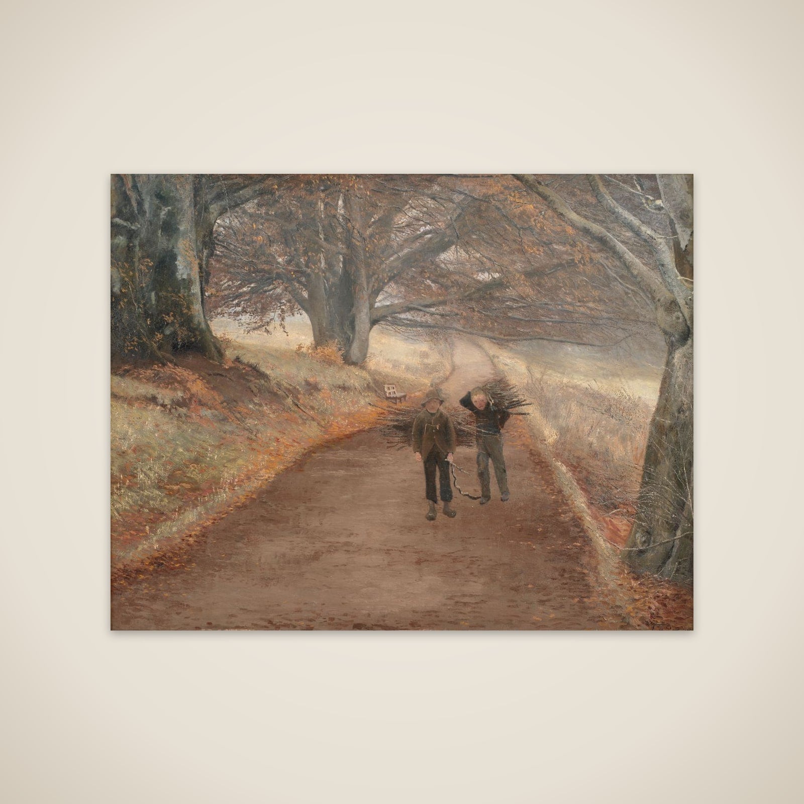 Gangsti ved Herlufsholm unframed print