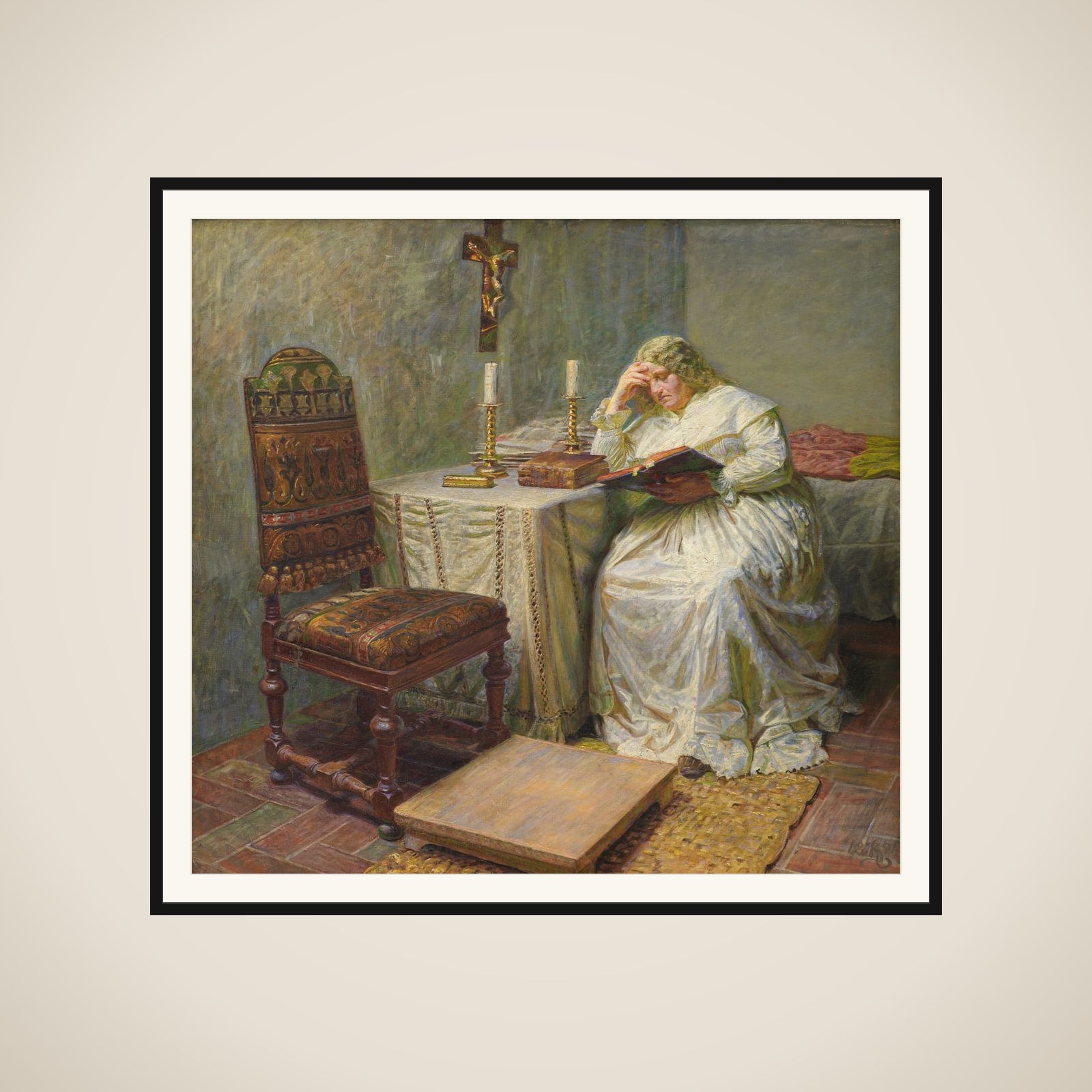 Leonora Christina i Blåtårn framed
