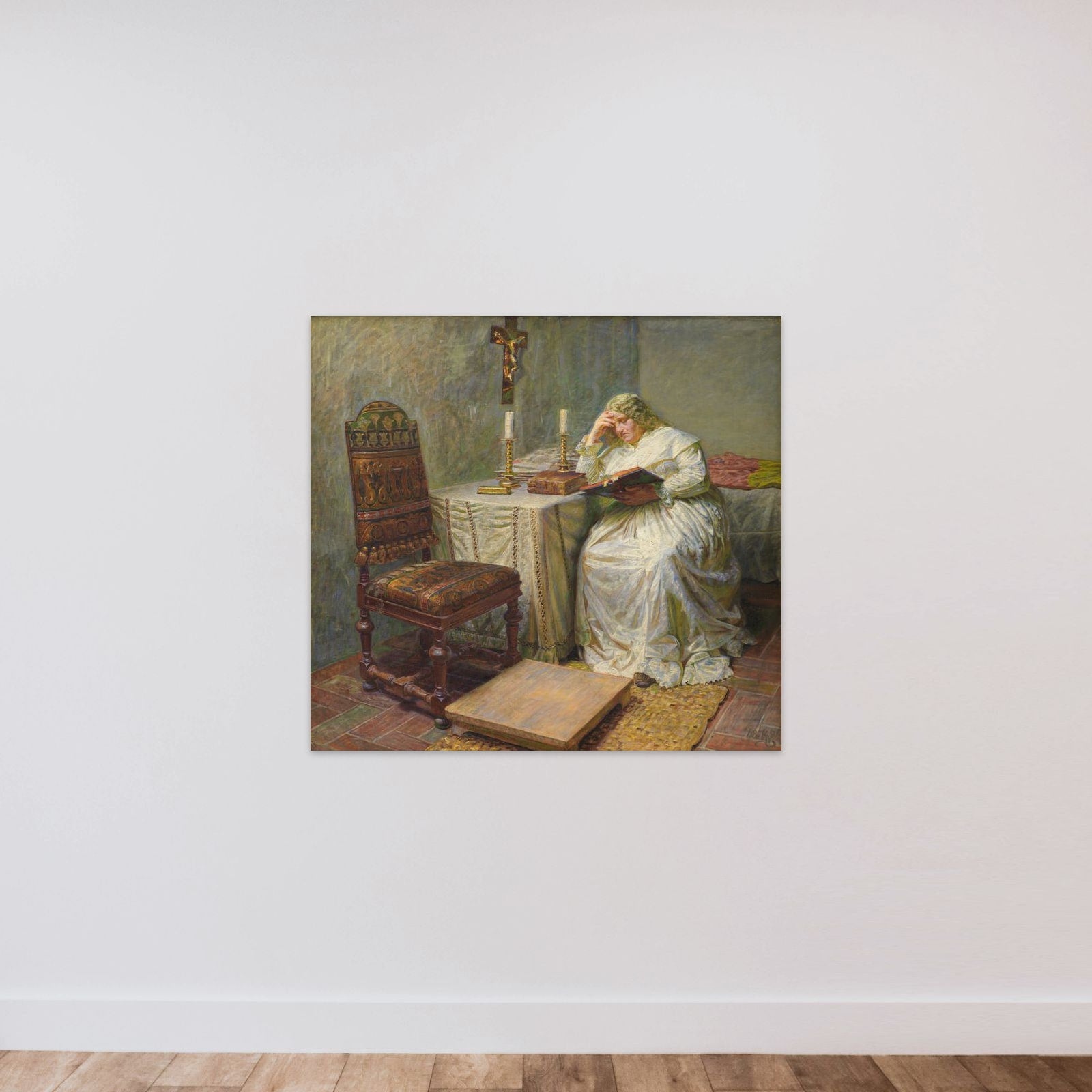 Leonora Christina i Blåtårn unframed — shown to scale