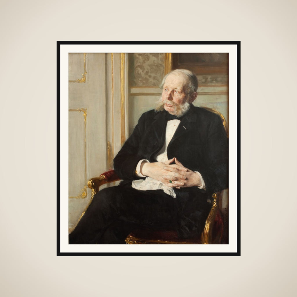 Baron Otto Ditlev Rosenørn-Lehn framed