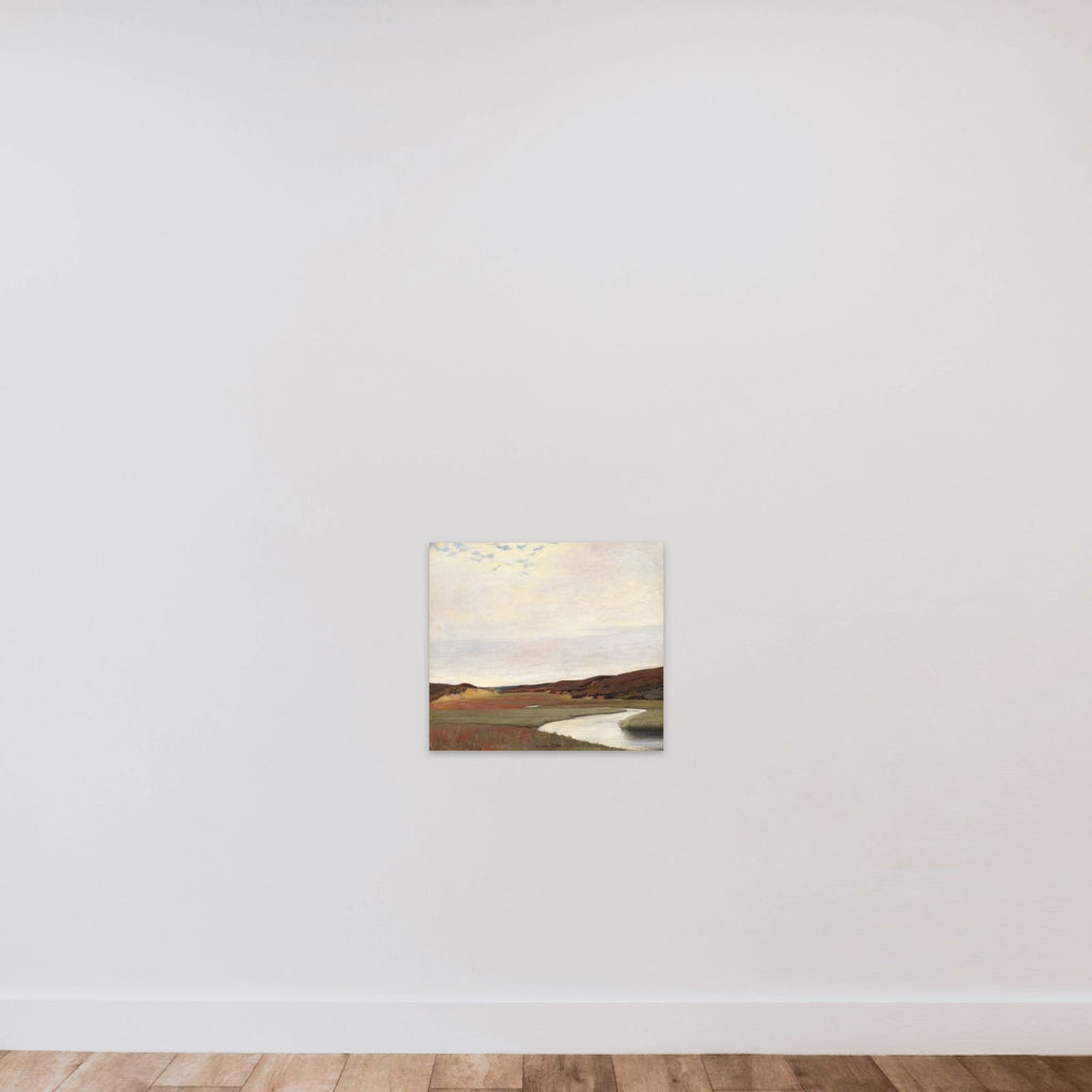 Sommerdag ved Karup Å unframed — shown to scale