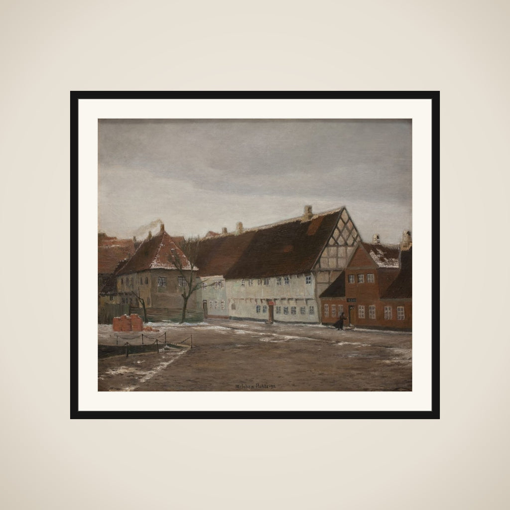 Vinteraften i Ribe framed
