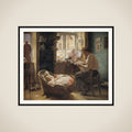 Hos klinkemanden framed