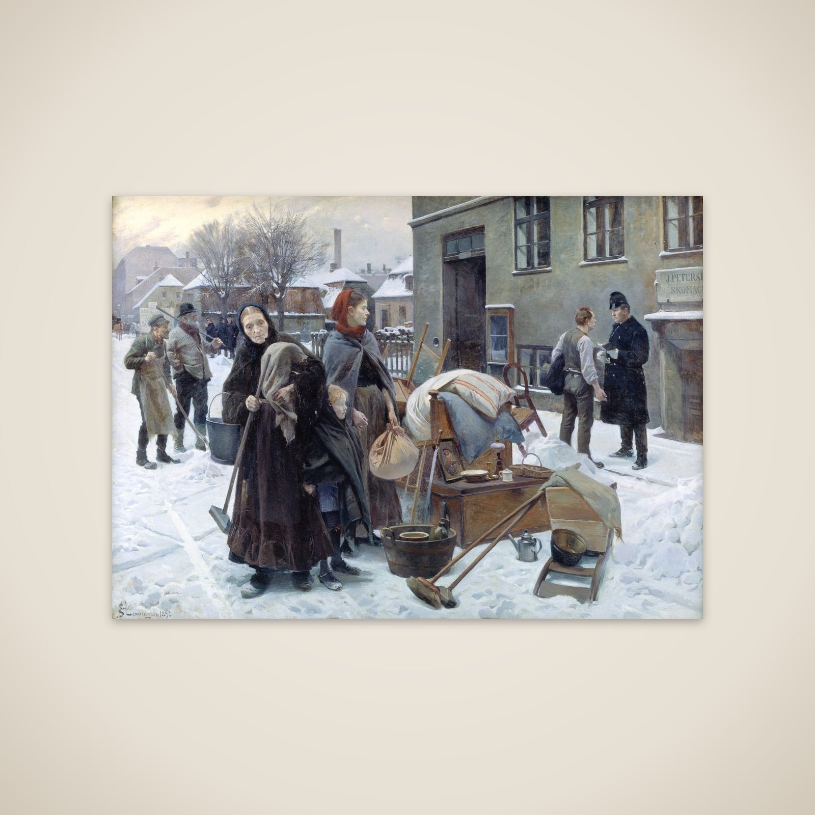 Sat ud unframed print