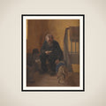 En kræsen rad framed