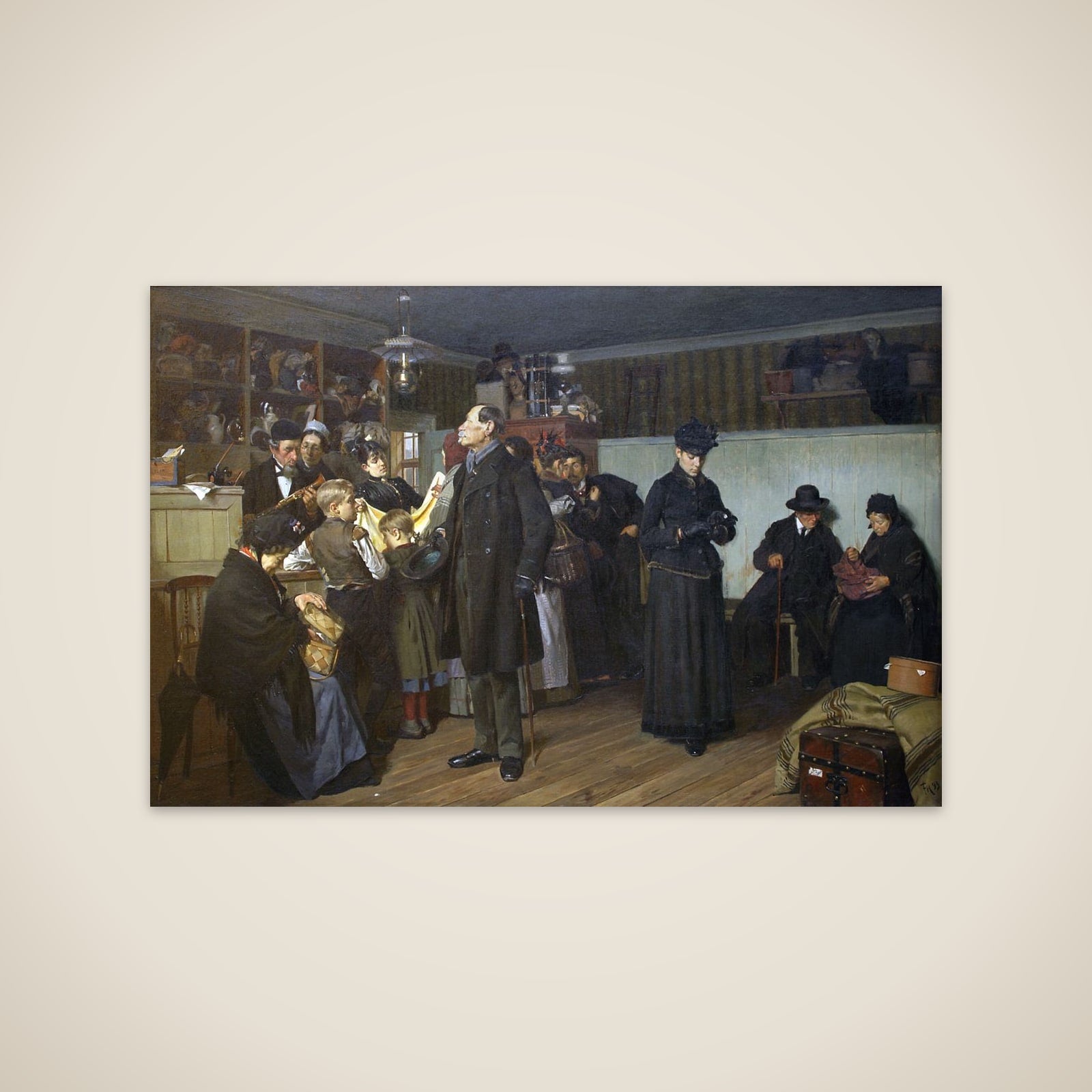 Hos pantelåneren unframed print