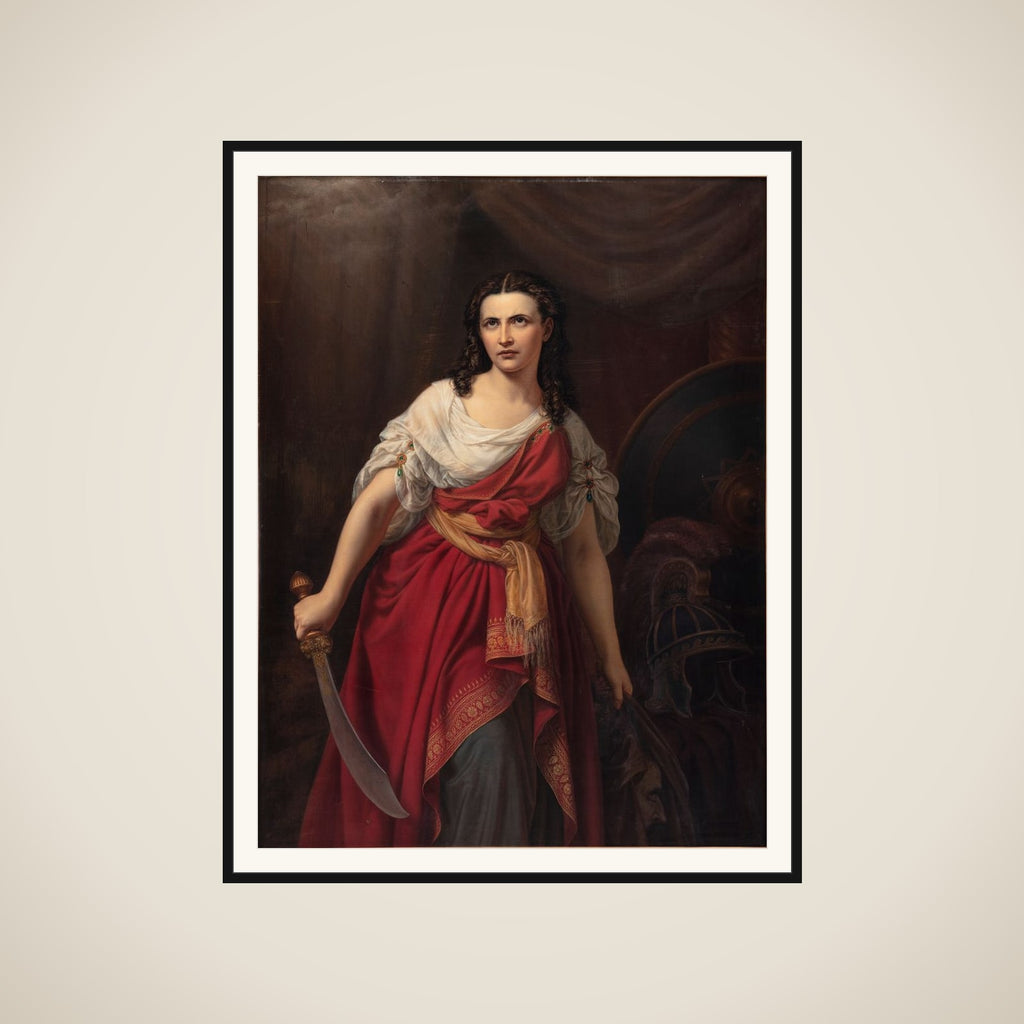 Judith med Holofernes' hoved framed