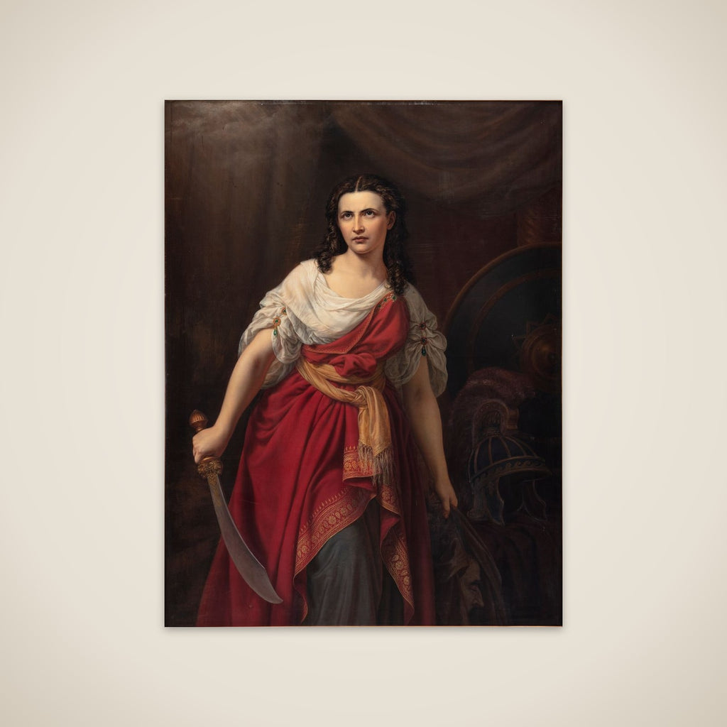 Judith med Holofernes' hoved unframed print