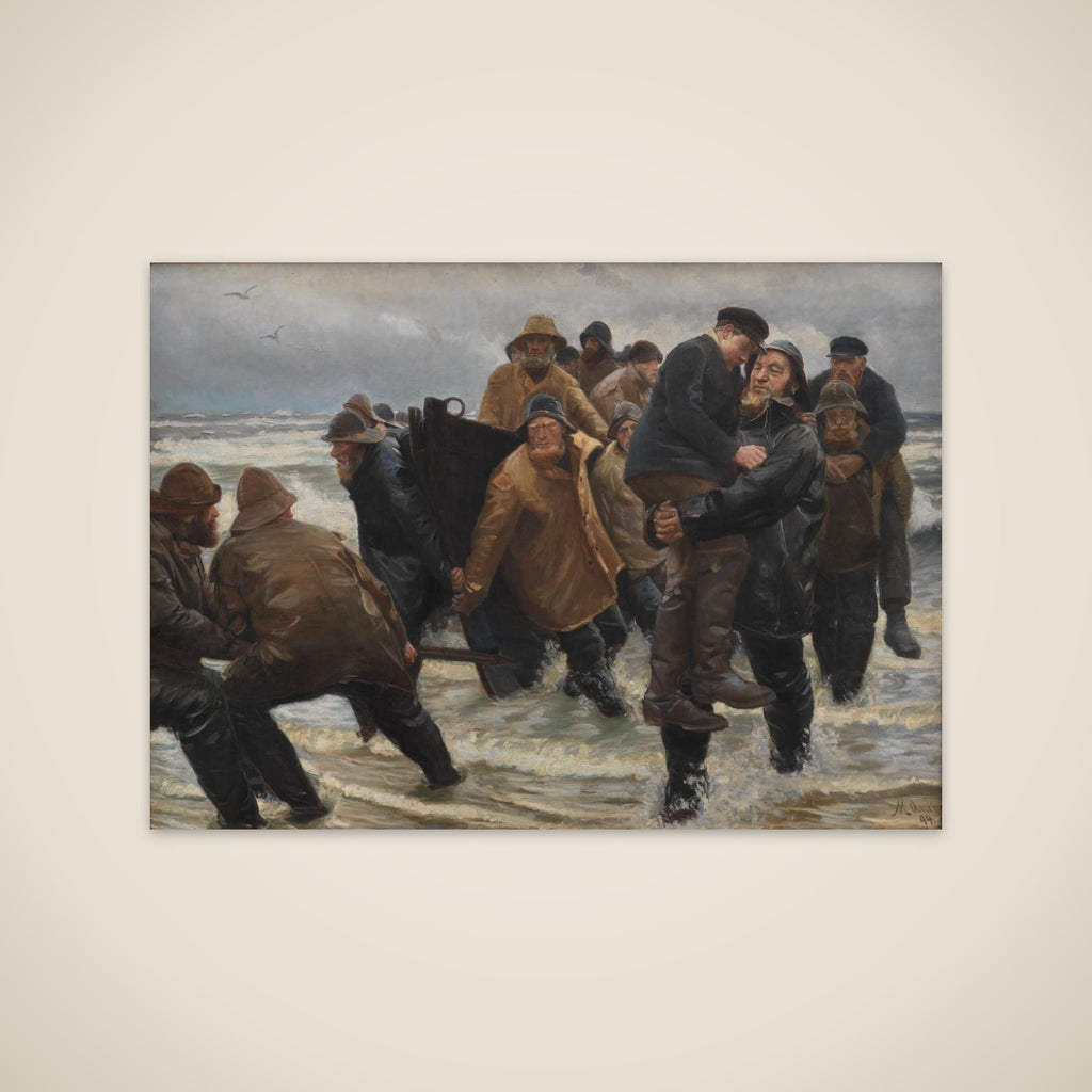 Mandskabet reddet unframed print