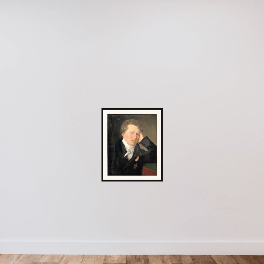 Juristen og statsmanden Anders Sandøe Ørsted framed — shown to scale