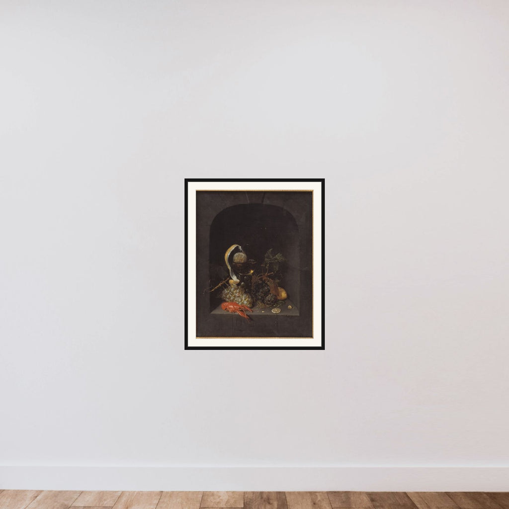 Stilleben framed — shown to scale