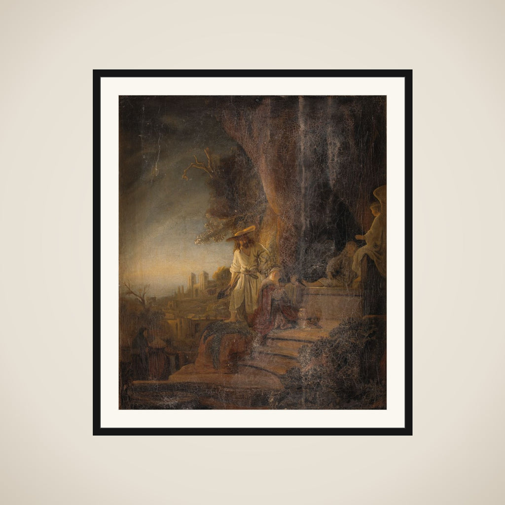 Kristus og Magdalene framed