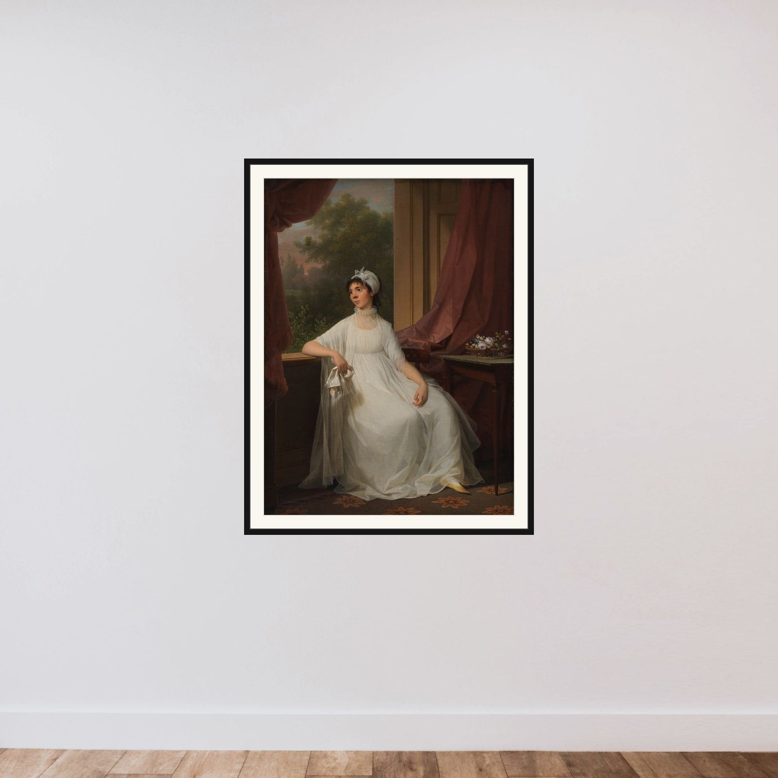Gertrud Hage, f. Heitmann framed — shown to scale