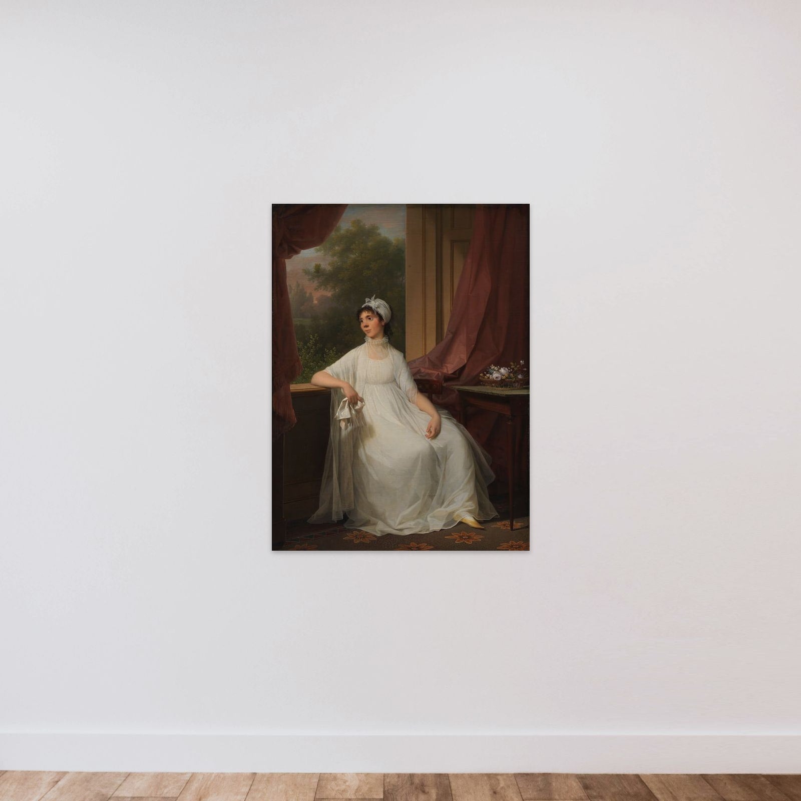 Gertrud Hage, f. Heitmann unframed — shown to scale