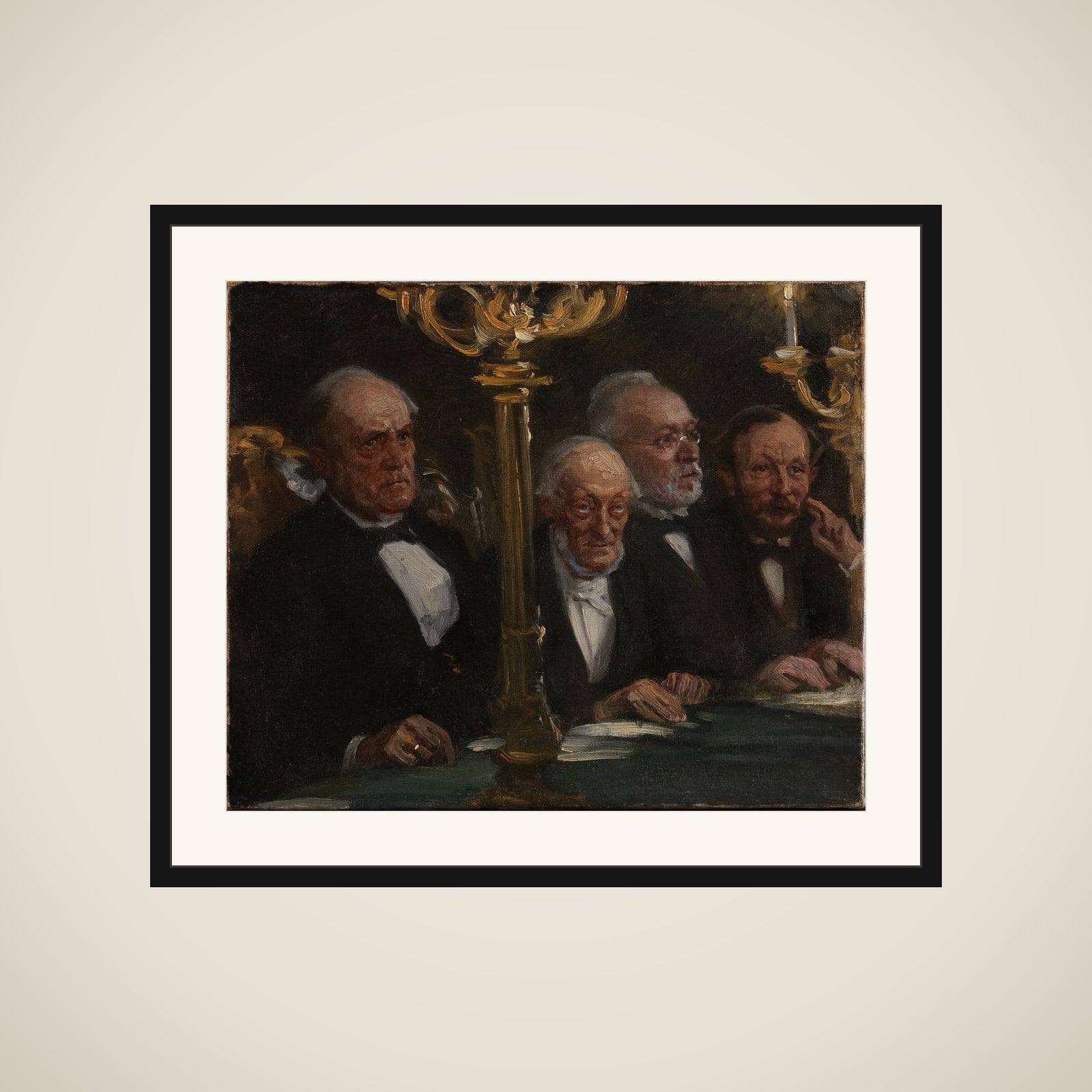 Portrætgruppe framed