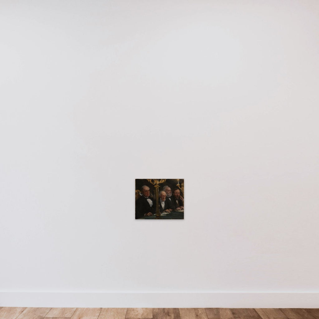 Portrætgruppe unframed — shown to scale