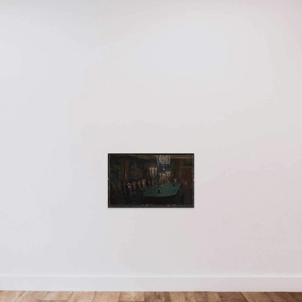 Interiør unframed — shown to scale
