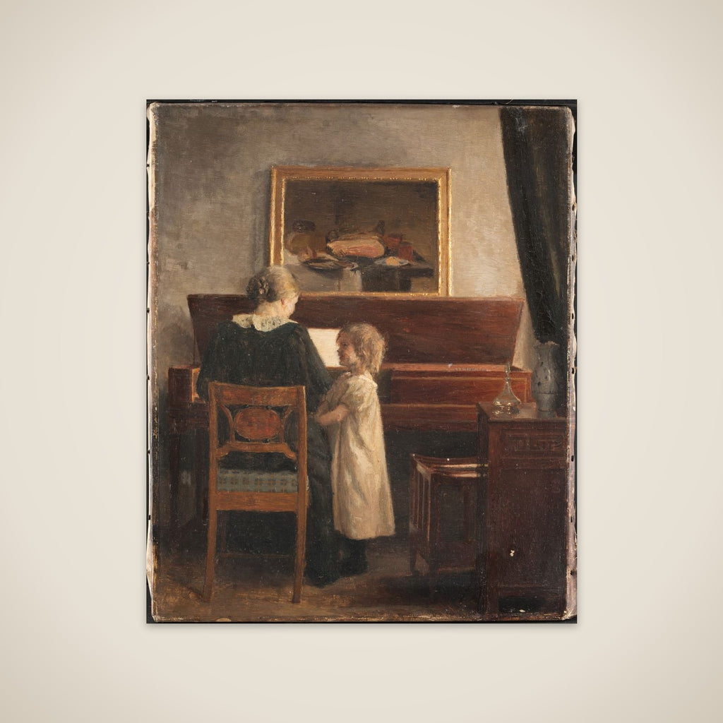 Ved klaveret unframed print