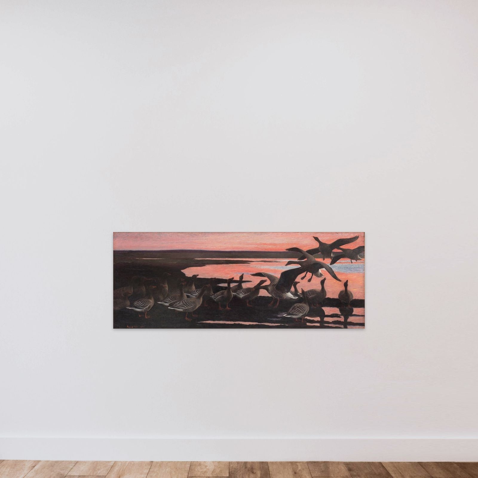 Vildgæs unframed — shown to scale