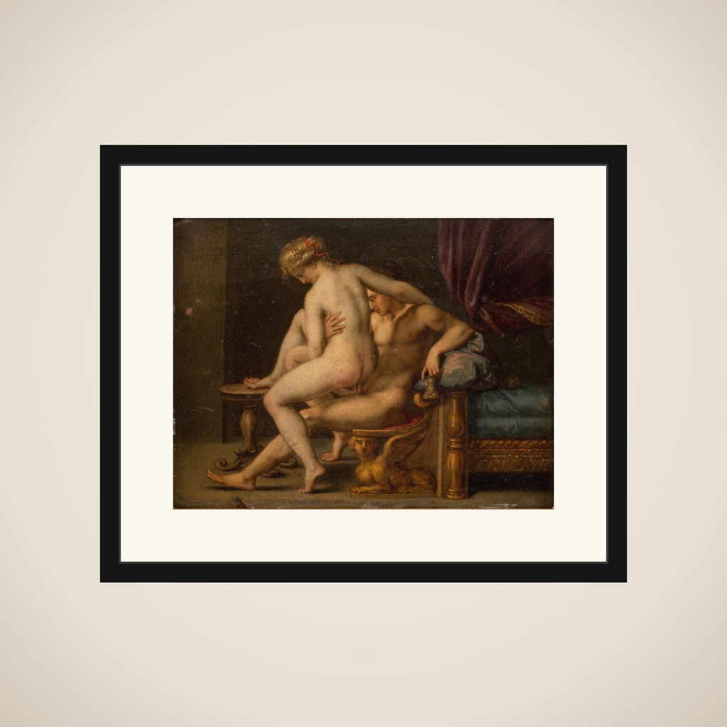Nuditet med mand og kvinde framed