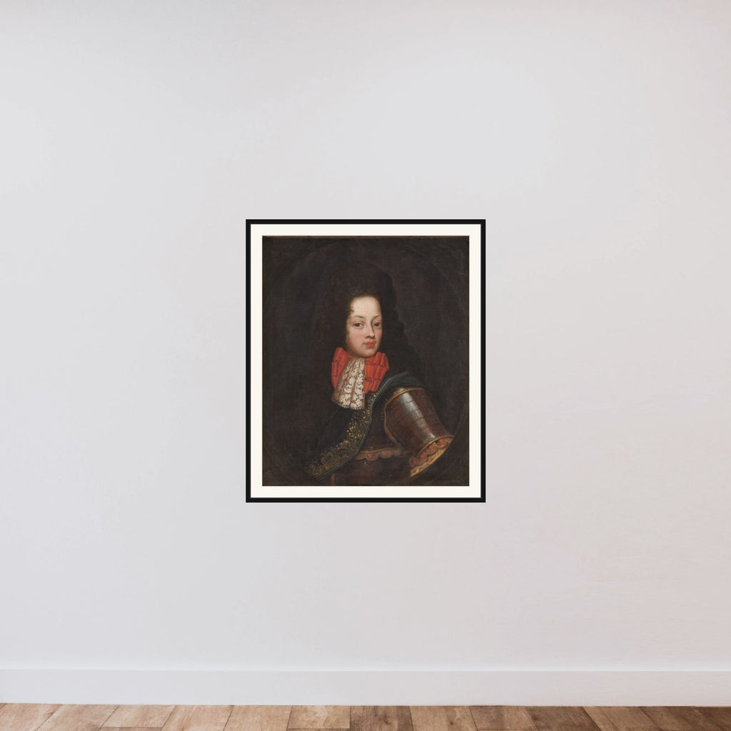 Prins Carl af Hessen Homburgh framed — shown to scale