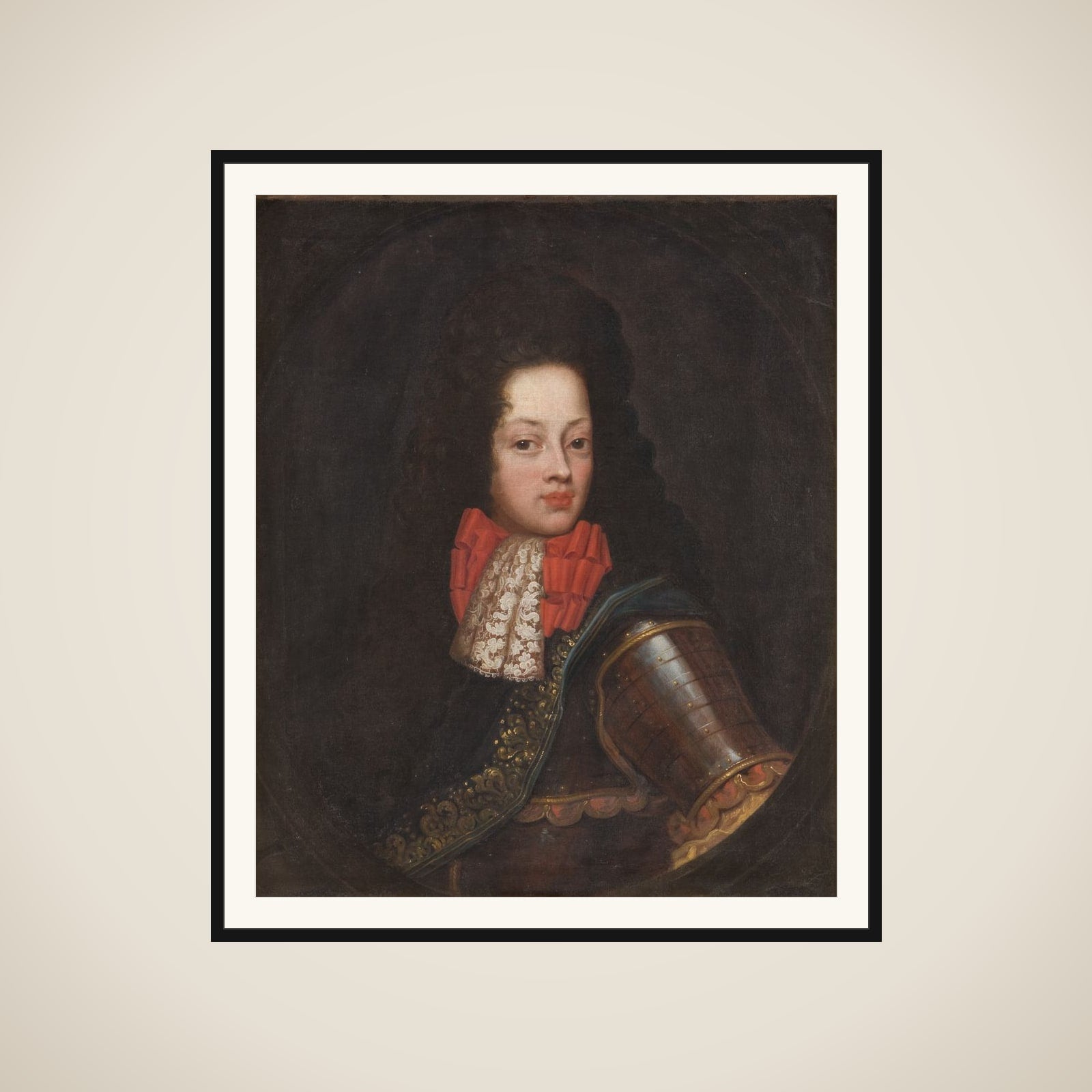 Prins Carl af Hessen Homburgh framed