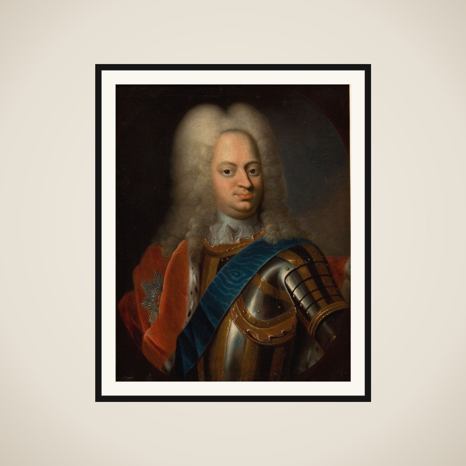 Prins Carl. Frederik IV's broder framed