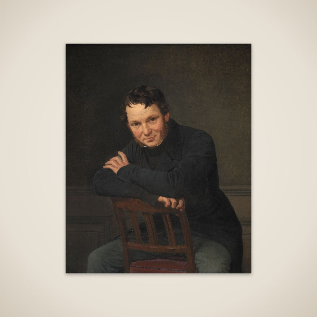 Arkitekten Gottlieb Bindesbøll unframed print