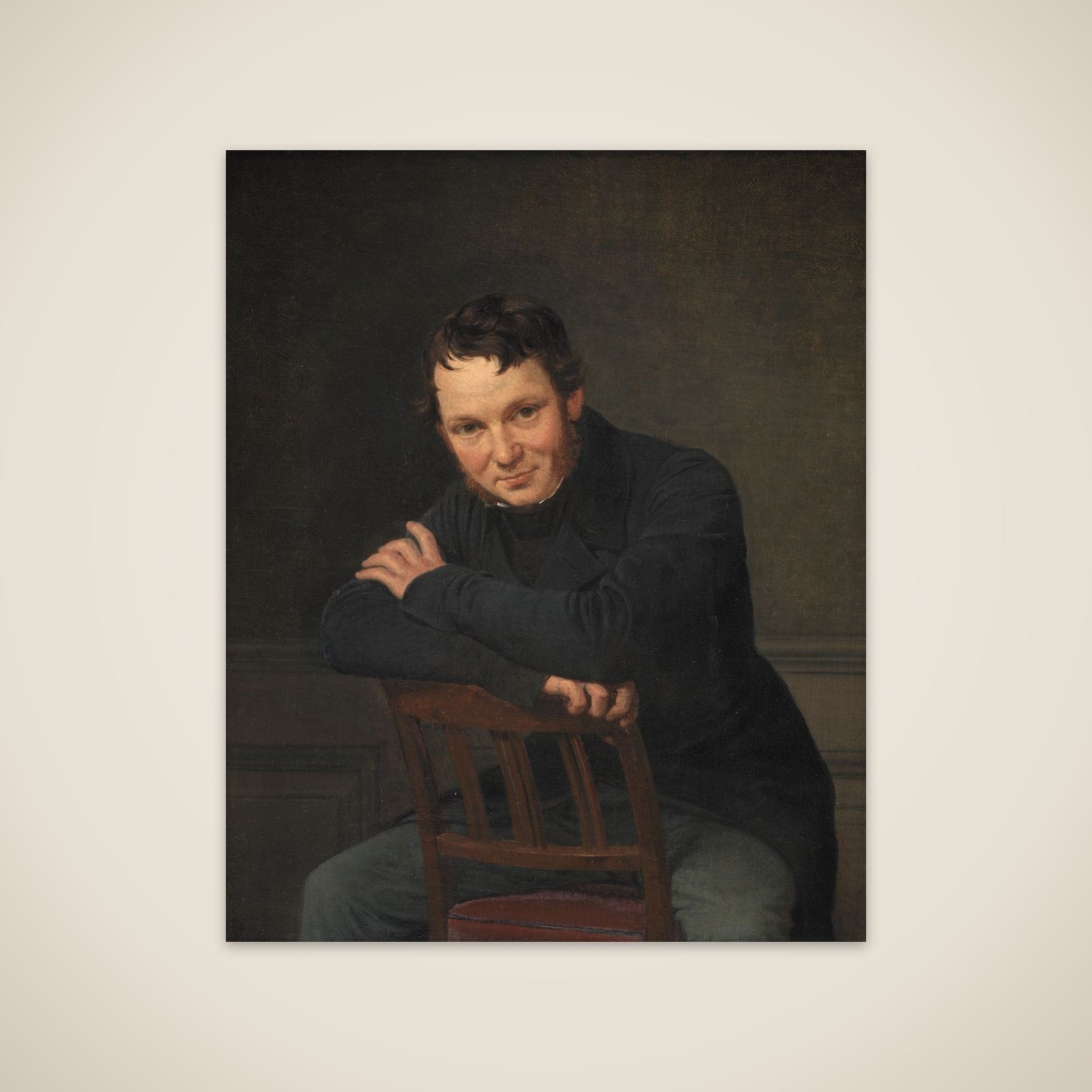 Arkitekten Gottlieb Bindesbøll unframed print