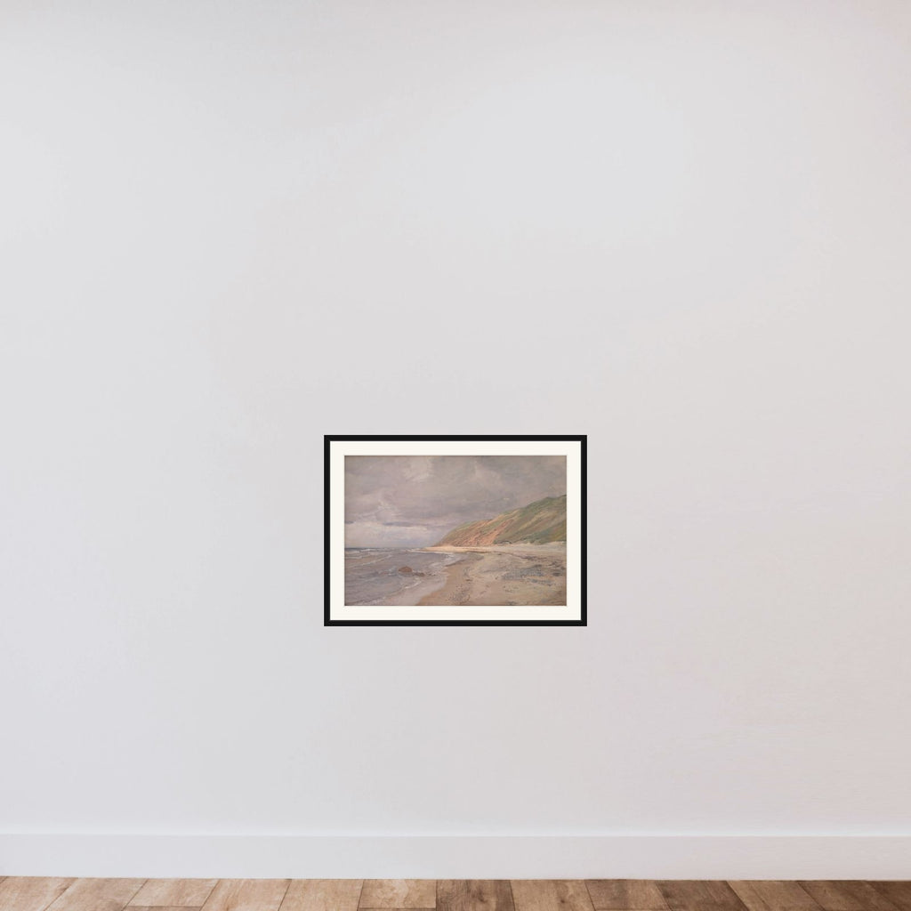 Tisvilde Strand. Gråvejr framed — shown to scale